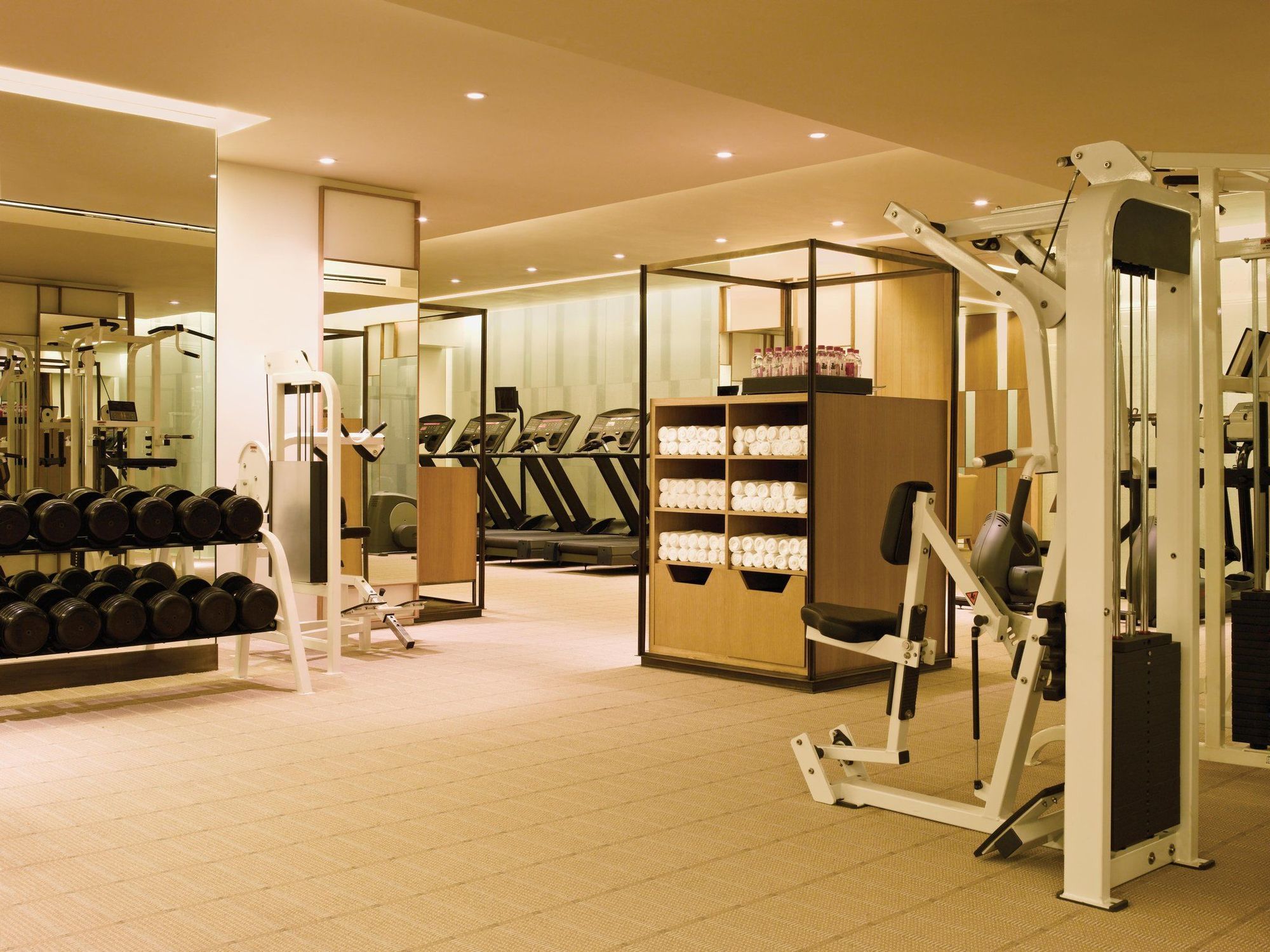 Trident Nariman Point Hotel Bombay Faciliteter billede The gym at the Mandarin Oriental, Hong Kong